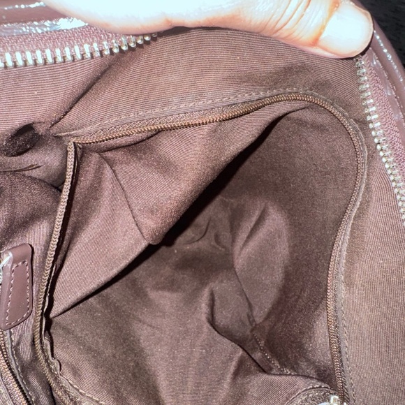 Coach Brown and Black Shoulder Bag with Signature Style - Picture 8 of 9